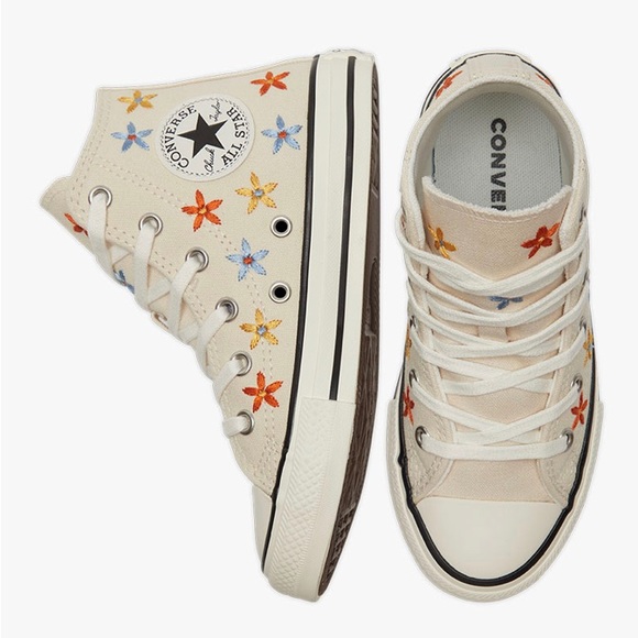 converse spring flowers chuck taylor